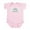 Petal Pink, variant on CafePress - Bike Amsterdam Infant Bodysuit - Baby Light Bodysuit, Size Newborn - 24 Months