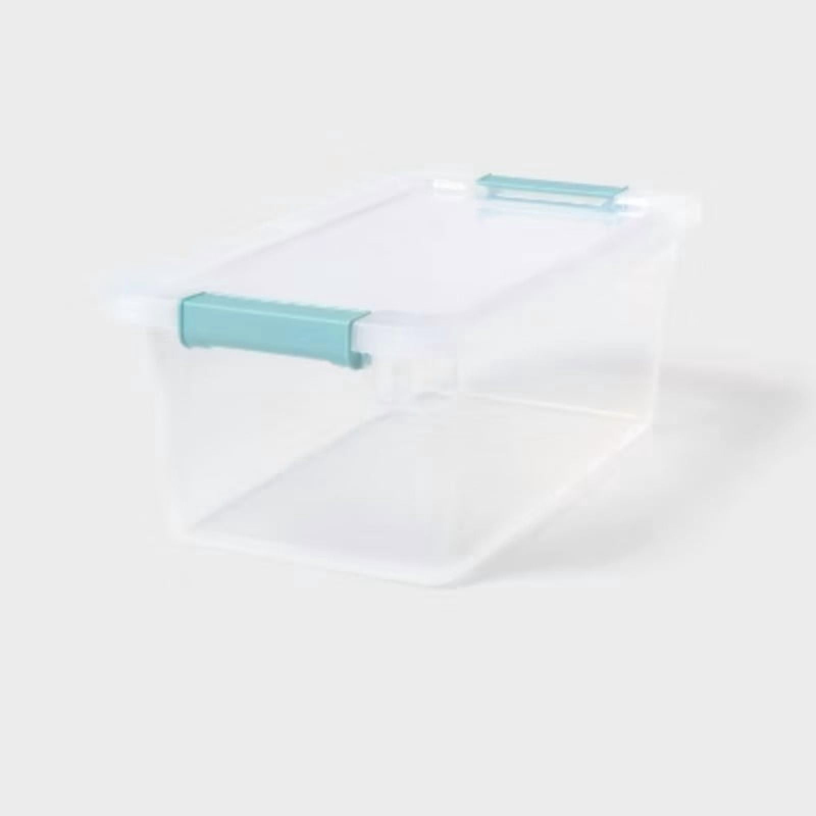 Really Useful Box 3 X 7 Liter – Transparent, 400 X 350 X 85 Mm, Stapelbare Aufbewahrungsbox