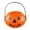 Orange, variant on Halloween Pumpkin Candy Bucket, Handheld Detachable 2-in-1 Trick or Treat Pail, Portable Party Favor Container for Girls Boys Holiday Collection Storage