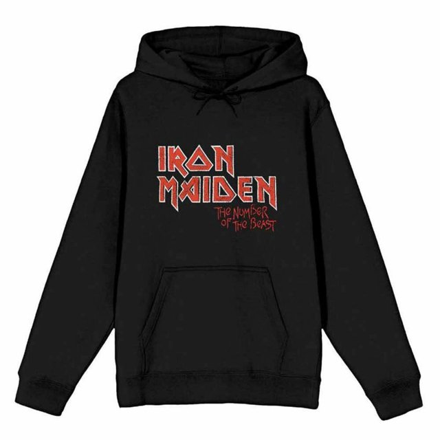 Iron Maiden - Sudadera Number Of The Beast Album para Adultos Unisex (Negro)