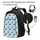 thumbnail image 2 of Easygdp German Shepherd Dog Mochila para Laptop de Viaje con Puerto USB, Mochila para Laptop con Puerto de Carga USB para Mujeres y Hombres, 2 of 7