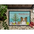 thumbnail image 3 of Caroline's Treasures BB1620MAT Christmas Tree and Papillon Door Mat, Indoor Rug or Outdoor Welcome Mat 18x27 Doormat ,, 3 of 4