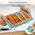 thumbnail image 6 of Silicone Freezer Trays with Lid,2-Pack 1 Cup Silicone Freezer Molds Stackable Souper Cubes Ice Cube Tray for Meal Prep & Freezing Soup, Stews, Sauces,BAP Free, 6 of 9