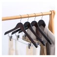 thumbnail image 2 of Cintres en Bois Naturel Solides Robustes et Durables pour l'Organisation de la Garde-Robe, 2 of 3