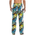 thumbnail image 2 of Top-kevin Extreme Skateboard Sports Urban Camouflage Men's Pajama Bottoms Lightweight Cotton Pj Pants with Pockets, 2 of 13