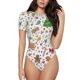 thumbnail image 1 of Balery Winter Christmas And New Year Deer Body de cuello redondo de manga corta para mujer Tops de manga corta Tops básicos-X-Large, 1 of 7