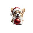 thumbnail image 1 of Matoen12 Cute Dog Series Acrylic Bag Computer Keychain and Car Rearview Mirror Hanging Decorations, 1 of 3
