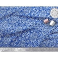thumbnail image 2 of Soimoi Polyester Crepe Fabric Floral & Moroccan Damask Fabric Prints by Yard 42 Inch Wide, 2 of 3