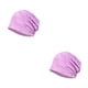 thumbnail image 3 of Jumpingount Verano Cool Running Cap Ciclismo Deporte Gorras Elástico Tocado Senderismo Hip Hop Beanie Imprimir Hombres Mujeres Sombreros Púrpura Púrpura claro 2piezas, 3 of 6