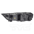 thumbnail image 2 of TYC HID Headlight Front Lamp Right Passenger for 17-19 Audi Q7 Fits 2018 Audi Q7, 2 of 6