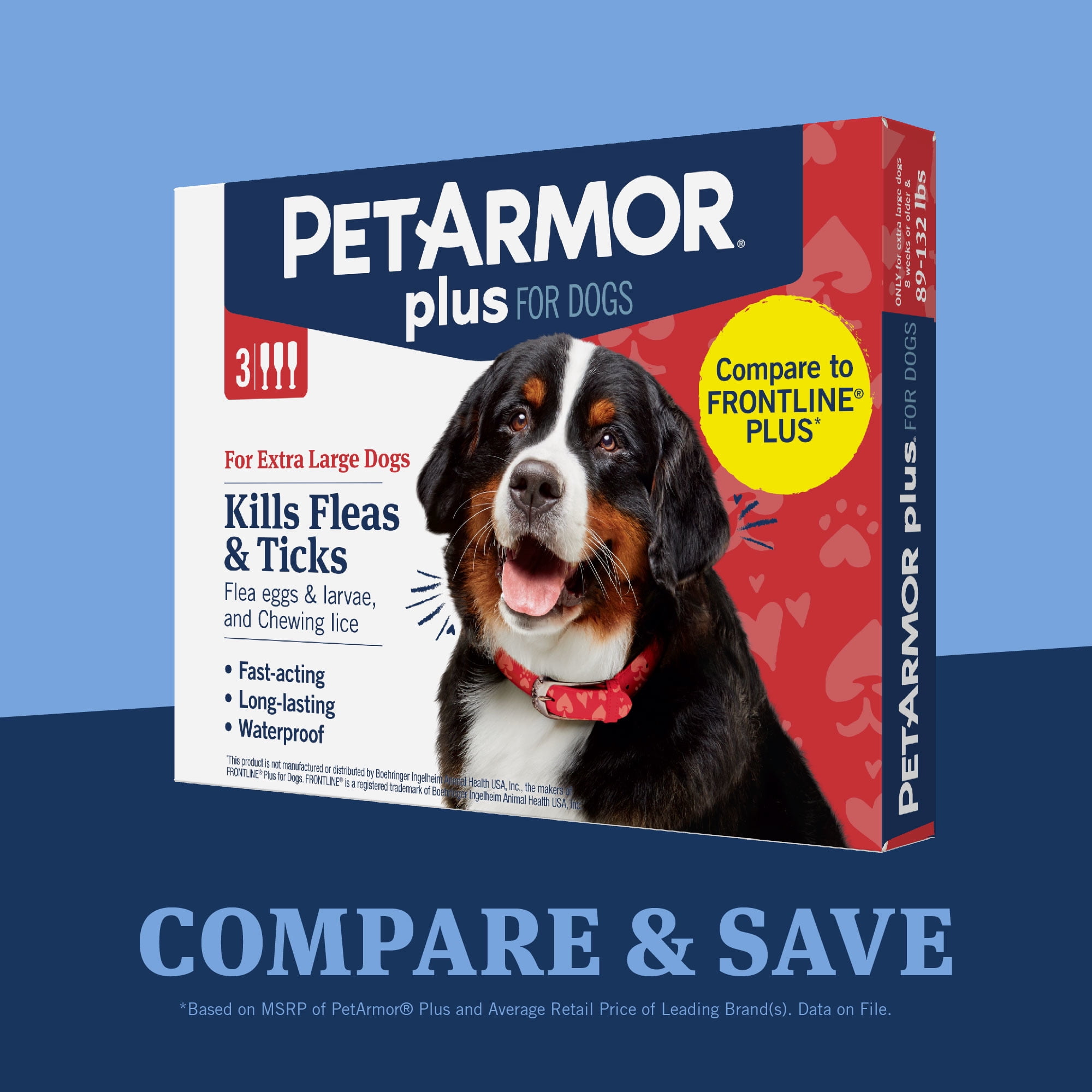 Petarmor plus for dogs 89 132 lbs deals