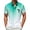 Mint Green, variant on Hawaiian Shirt for Men Summer Short Sleeve Button Down Lapel Collar Gradient Color Casual Beach Shirts Vacation Outfits
