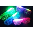 thumbnail image 7 of 24 pcs Slotted Shutter Shade Sunglasses Blinking Led Light Up Eyeglasses Flashing Party Gift Bag Fillers, 7 of 7