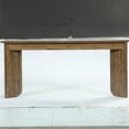 thumbnail image 2 of Demi Bonn 70.9" Console Table, Wood Sofa Table Hallway Table with Double Pedestal, Foyer Display Table, Brown, 2 of 6