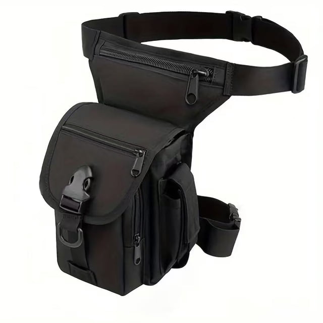 Waterproof Motorcycle Thigh Bag for Men Women - Drop Leg Bag with Adjustable Strap,Thigh Pack for Riding, Outdoor Sports, and Travel - Secure Leg Bag for Phone, Wallet, and Essentials