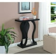 thumbnail image 2 of Pemberly Row Modern Console Table in Black Wood Finish, 2 of 3