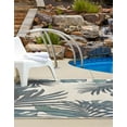 thumbnail image 3 of Rugs.com Baja Outdoor Collection Rug – 5' x 8' Ivory Medium Rug Perfect For Bedrooms, Dining Rooms, Living Rooms, 3 of 9