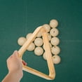 thumbnail image 2 of 1Pcs Light Brown Solid Wood Billiard Ball Rack For Precise Positioning Pool Table Accessories 11.8x11.8x1.2in, 2 of 8