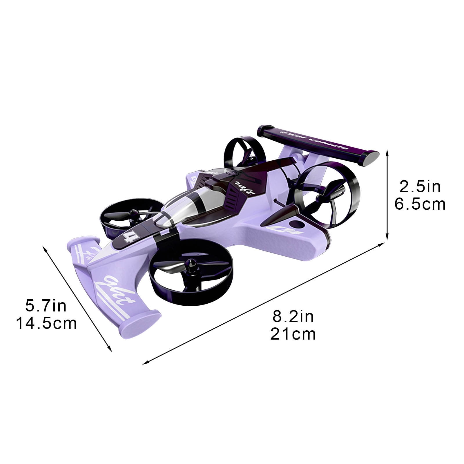 2-in-1 Air Flying RC Car, Qiopertar Under $5 Mode RC Car With Air Flying Remote Control Foam Stunt Car Sensor LED Lights Rechargeable Crash Toy For KidsAnd Adults