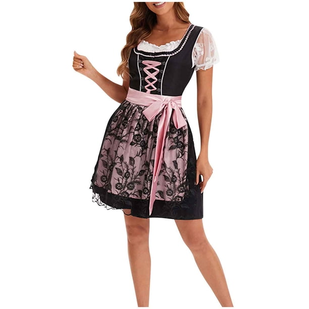 Vestido de Manga Corta para las Mujeres, Vestido Casual de Cuello en V de Bolsillo de Impresión de Moda Sexy Hecho de Poliéster Ligero para el Verano, Vestido de Verano para las Mujeres