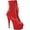 Red/Red, variant on Women's Pleaser Delight 1020