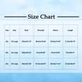 thumbnail image 3 of Shirts for Women Short Sleeve Round Neck Striped Printed Casual T-shirt Light Blue XXXXXL, 3 of 6