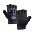 thumbnail image 4 of koolsoo Motorcycle Riding Gloves Half Finger Breathable Outdoor for Climbing Hunting Blue and, 4 of 9