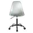 thumbnail image 5 of Urban Shop Black Acrylic Rolling Office Chair, 5 of 7
