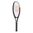 thumbnail image 2 of Wilson Hyper Hammer 5.3 Strung Tennis Racket (Black/White, 4 1/4), 2 of 3