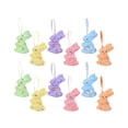 thumbnail image 3 of Elodie Easter Hanging Ornaments Colorful Foam DIY Crafts Decorative for Tree Home Decor 12pcs Bunny, 3 of 8