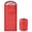 Red, variant on Cold Weather Sleeping Bag for Adults, 5°F-32°F, Lightweight, Waterproof with Heat Retention, Stuff Sack & Snag-Free Zipper | Ideal for Camping, Sleepovers, Guests (Green)