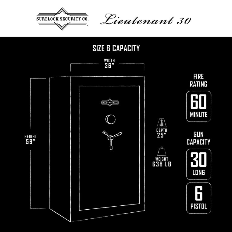 Lieutenant Series Lieutenant 30 Gun And Home Safe Lieutenant Series Lieutenant 30 Gun And Home Safe