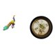 thumbnail image 1 of Escultura De Pavo Real, Figura Decorativa Para Jardín, Artesanía, Estatua, Adorno Para Decoración Del Hogar, Patio, Estilo Europeo Antiguo, Resina En Relieve, Adorno Para Colgar En La Pared,, 1 of 8