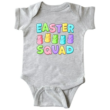 

Inktastic Easter Squad Cute Pastel Marshmallow Bunnies Gift Baby Boy or Baby Girl Bodysuit
