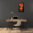 thumbnail image 4 of Retrolabel 14x24 Black Modern Framed Museum Art Print Titled - At His Back Home Party, 4 of 5