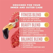 BIRDMAN Fitmingo Vegan Protein Powder with Inositol, 3 Blends, Vanilla, 45 Servings, 3.3lb