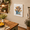 A, variant on Highland Cow Funny Bathroom Canvas Art Print, Neutral Western Farmhouse Decor