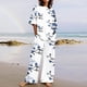 thumbnail image 1 of Puntoco Traje De Verano Para Mujer Pantalones Cortos De Color Con Estampado De Moda Traje Casual De Dos Piezas Liquidación Puntoco Puntoco-6670, 1 of 6
