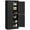 Black, variant on HOMCOM Kitchen Pantry Storage Cabinet, 6-tier Pantry with 4 Doors, Black