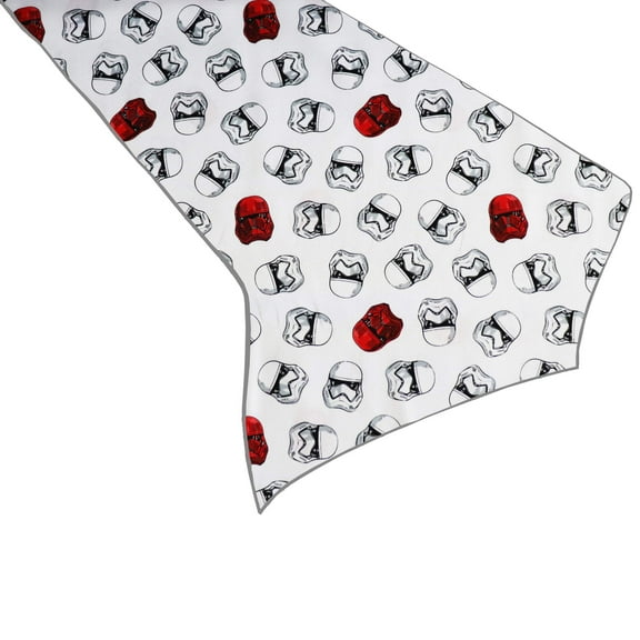 100% Cotton Table Runner Birthday / Event Decoration Star Wars Strom Trooper Helmets
