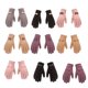 thumbnail image 3 of Minnieouse 1 par de guantes de mujer de terciopelo para invierno, mitones cálidos para clima frío, mitones para pantalla táctil, calentador de manos para guantes y mitones Tipo 1 Negro Minnieouse AP013178-02, 3 of 6