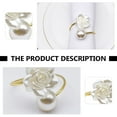 thumbnail image 1 of FUTUREORYY 2Ud Decorativos Para Servilleta Con De Flor De Perfectos Para Hotel Y Fiestas, 1 of 8