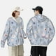 thumbnail image 4 of Fotbe Blue Butterfly Chaqueta con Protección Solar UPF 50+ para Hombre y Mujer, Camisa con Capucha y Bolsillos-Medium, 4 of 7