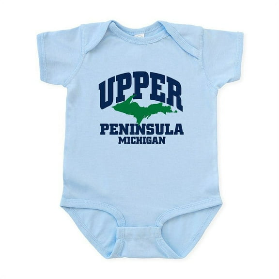 CafePress - Upper Peninsula Infant Bodysuit - Baby Light Bodysuit, Size Newborn - 24 Months