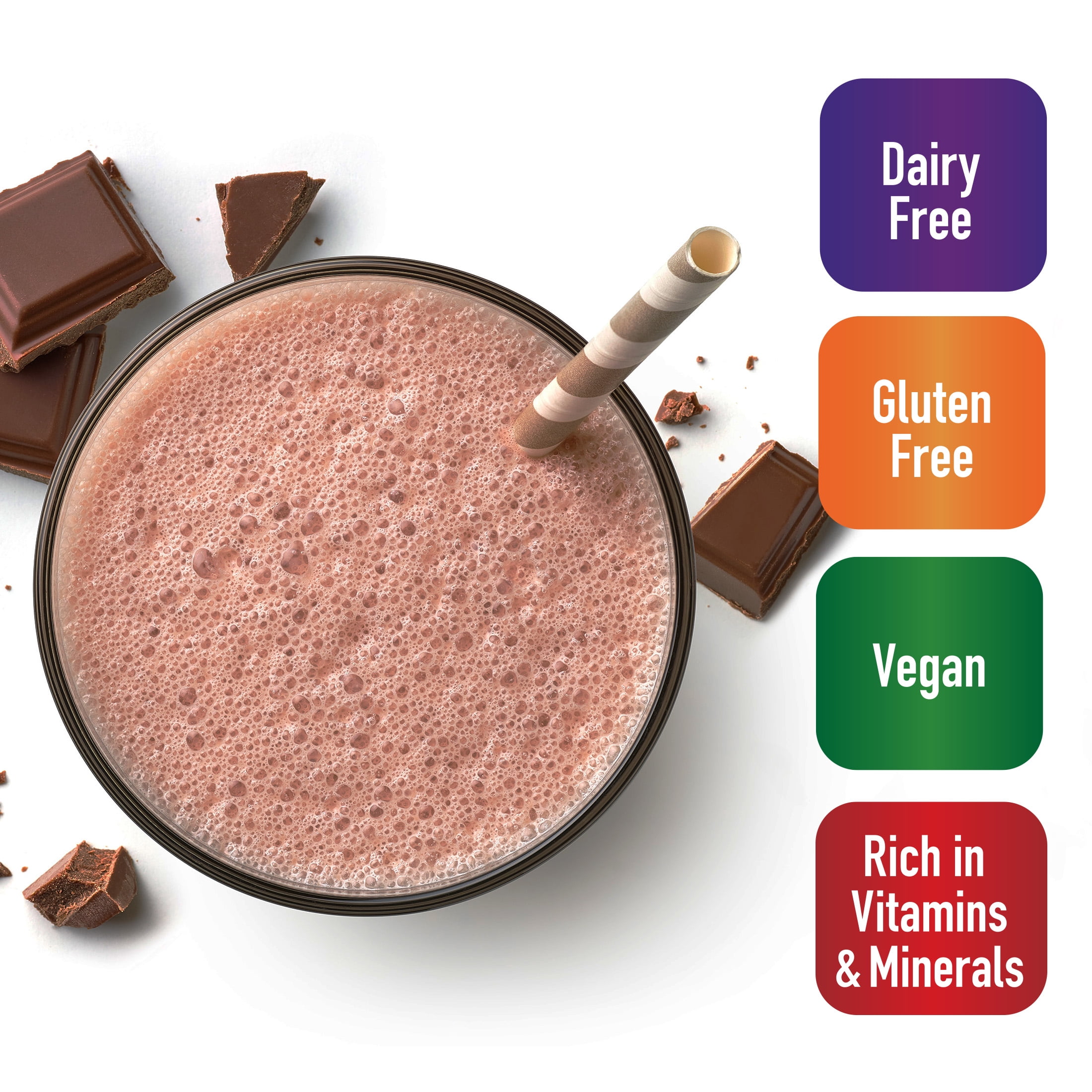 Vitamin Way Organic Protein Powder Chocolate - 20g of Non-GMO, Gluten Free Plant Protein