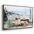 thumbnail image 3 of Holiday Vacation I - Framed Gallery Wrapped Holiday Canvas - 17 x 25 - Rosewood Frame, 3 of 8