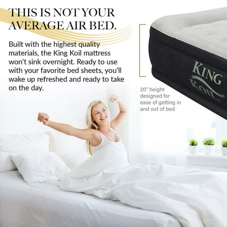King Koil Queen Air Mattress With Built, King Koil Beds Review South Africa
