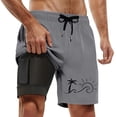 thumbnail image 5 of FUZHIQ Mens Swim Trunks 2xl Big and Tall Casual Retro Floral Swim Trunks Quick-Dry Pool Swimming Trunks with Compression Liner Stretch Fabric Beach Shorts Bathing Suits,XXXXXL, 5 of 5