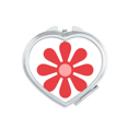 thumbnail image 1 of Fleur Rouge Foncé Symmertry Simple Miroir Coeur Portable Poche Main Maquillage, 1 of 3