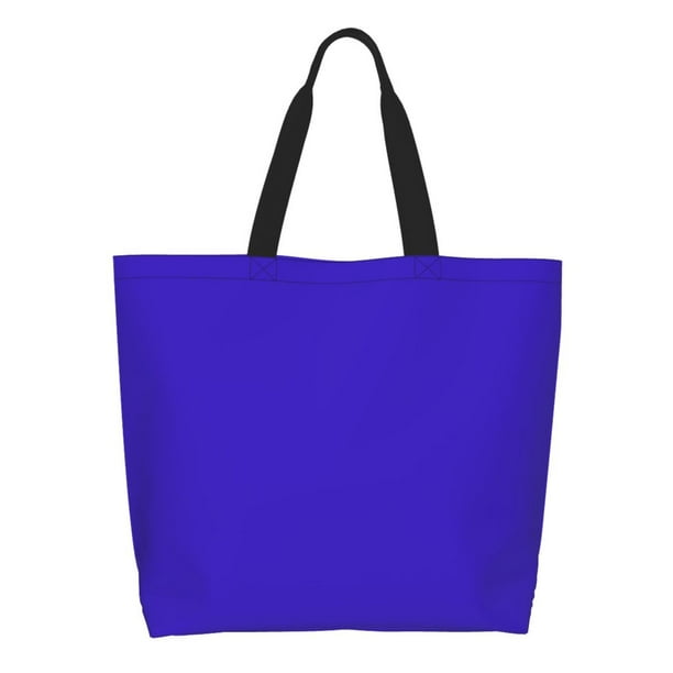 Easygdp Darkblue Bolsas Tote para Mujer, Bolsos de Hombro para Viaje, Bolsos de Mano de Gran Capacidad para Compras y Trabajo